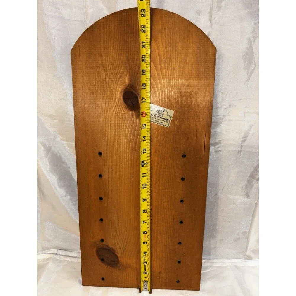 Vintage Wooden Perpetual Calendar Bunnies Cottage Core Decor